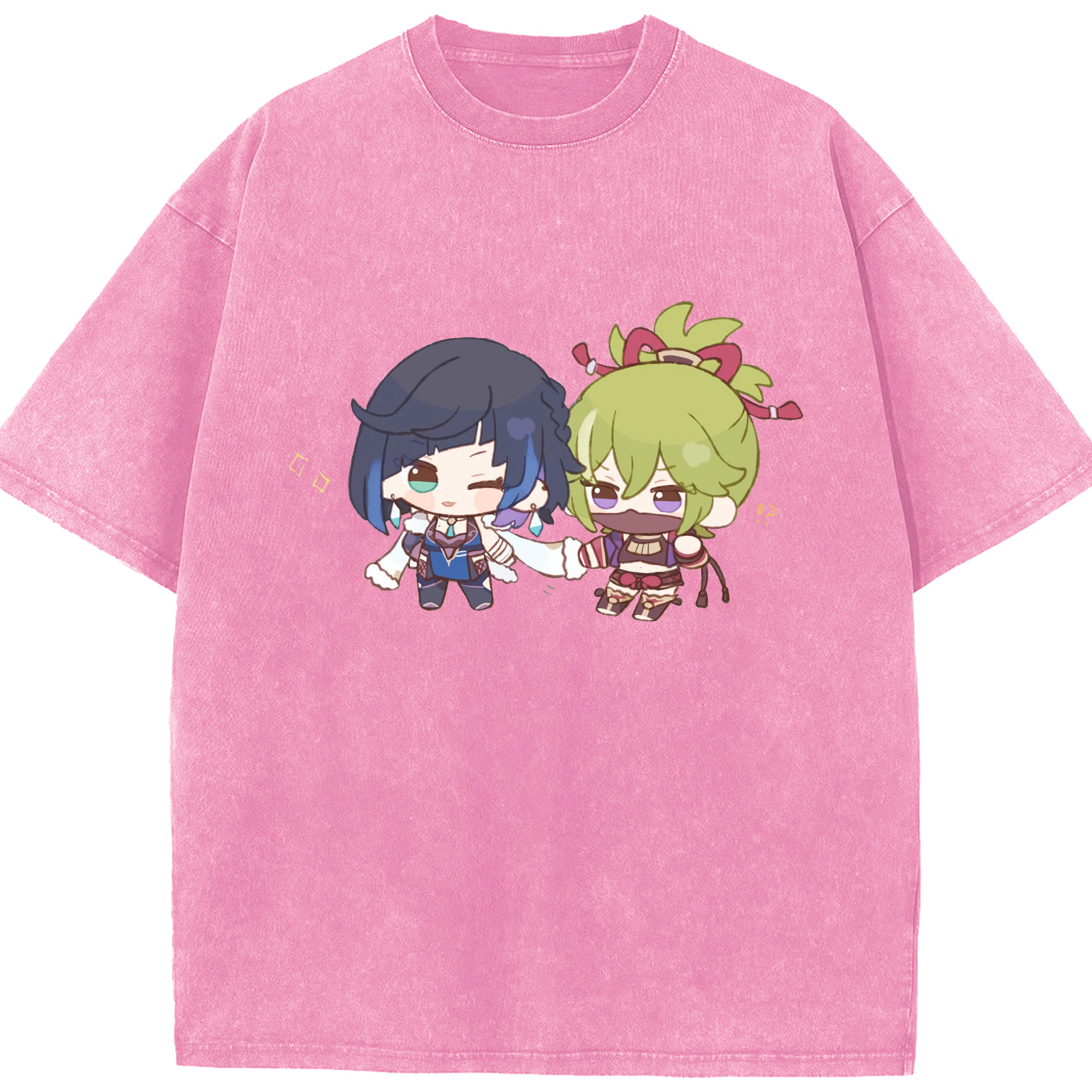 げんし神  久岐忍 くき しのぶ genshin Kuki Shinobu 綿100% ヴィンテージ風 半袖Tシャツ（フロントプリント）